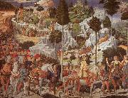 Benozzo Gozzoli Procession of the Magus Gaspar Sweden oil painting artist